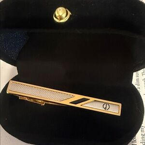 Dunhill Gold and Silver Tie Clip